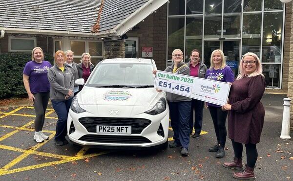 Pendleside Hospice Car Raffle Raises Record-Breaking £51,454