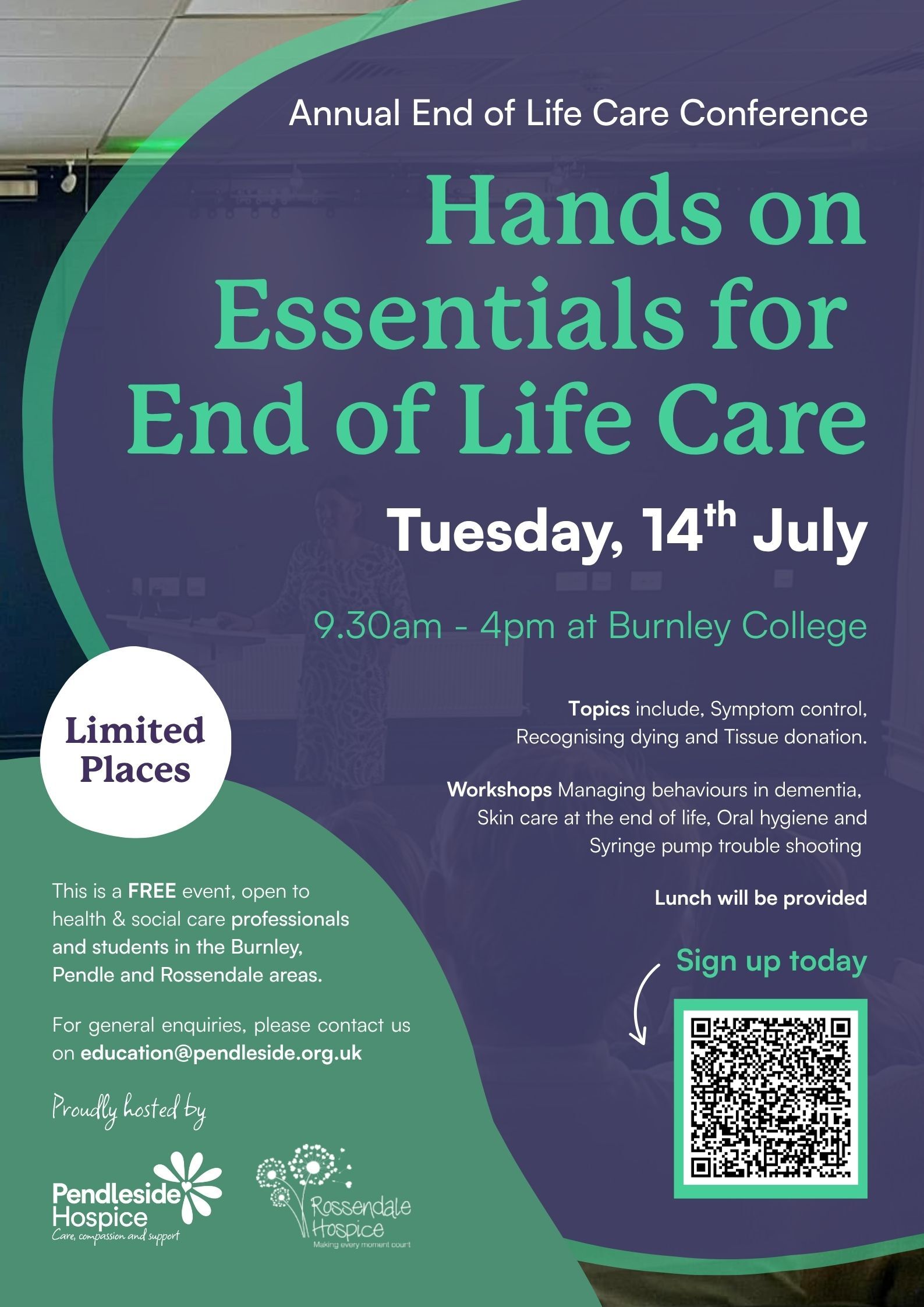 End of Life Care Conference Poster 2026