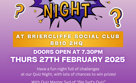 Quiz Night for Pendleside