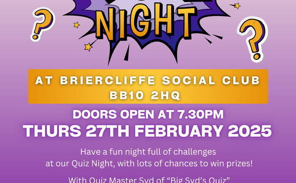 Quiz Night for Pendleside