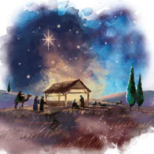 Christmas Card – Inky Night